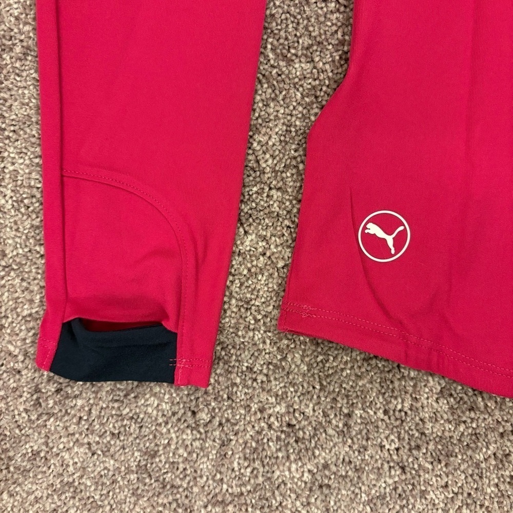 Puma Womens 1/4 Zip Top Size XS Long Sleeves Pink Navy White Golf Jacket NWT $75 - Picture 8 of 16